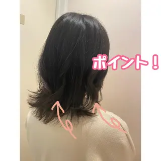 ミディアム ヘアアレンジ 🪽羽エク/Ash 店長/折目奈央🪽のヘアスタイル
