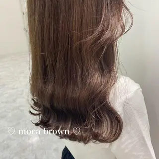 セミロング カラー パーマ ヘアアレンジ メンズ ネイル マツエク・マツパ linette所属・🐩推し活🐩 FUTABA🍒のヘアスタイル