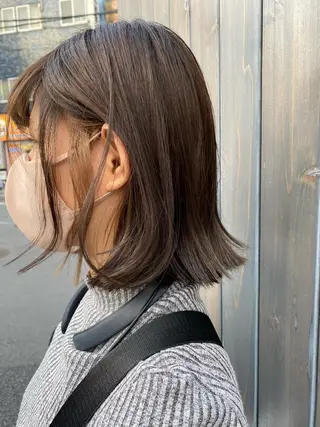 ミディアム カラー ハイトーン/ボブ/ レイヤー💫カイセイのヘアスタイル