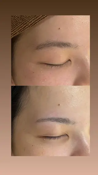 アイブロウ waka❤️✨ レイヤーボブ/ネイルのヘアスタイル