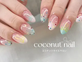 ネイル 神田 ココナッツのネイルデザイン