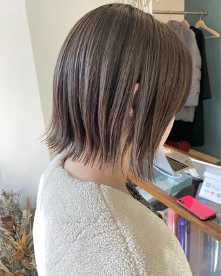 ショート カラー パーマ OVER→三軒茶屋 /縮毛矯正・髪質改善のヘアスタイル