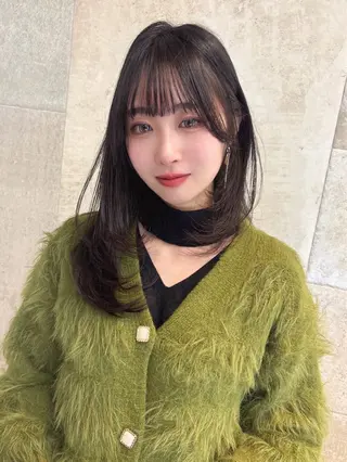 ロング sakura/韓国 ガーリー/ワンホンのヘアスタイル