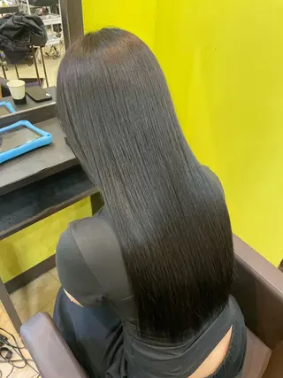 ロング 奥野碧🌈艶髪 /ダメージレスカラーのヘアスタイル