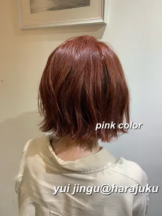 ショート カラー パーマ ヘアアレンジ メンズ ワット 原宿のヘアスタイル