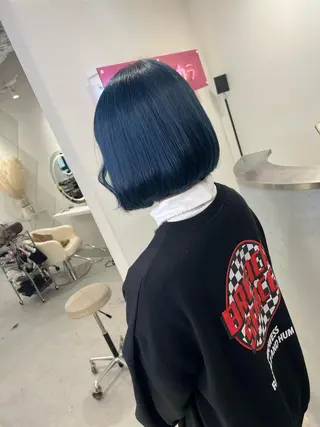 ミディアム カラー Iris所属・ハイトーン特化サロン 💎MOCA💎のヘアスタイル