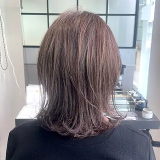 ミディアム カラー DX SHARE SALON所属・matka白髪ぼかし 大人ヘア/KEIKOのヘアスタイル