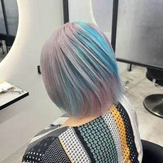 ミディアム カラー Ren. 🦋デザインカラーのヘアスタイル