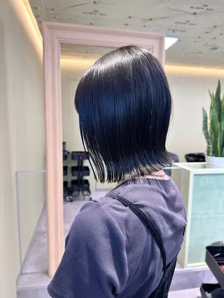 ミディアム ボブ/ぱつっとボブ/ 谷口 海星のヘアスタイル