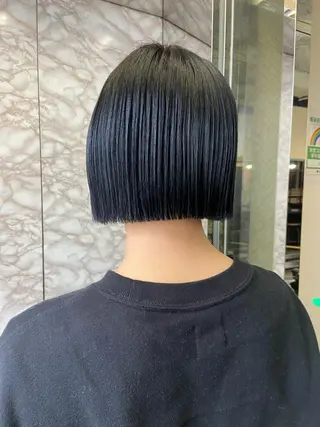 ショート 地毛風艶カラー🌿 喜多夏海のヘアスタイル