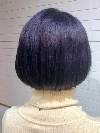 ショート カラー 🤍髪質改善➕透明感 カラー🤍川上葵のヘアスタイル