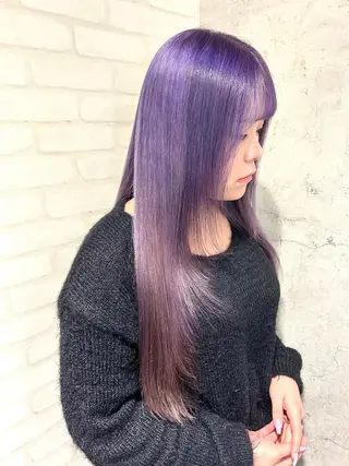 セミロング カラー パーソナルカラー 診断🍀マリンのヘアスタイル