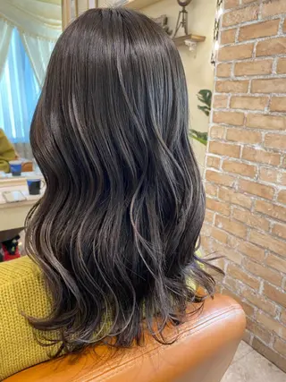 セミロング カラー 【髪質改善】加藤 崇徳のヘアスタイル