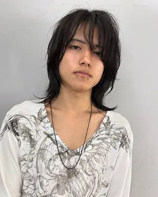 ミディアム メンズ ケアパーマ/ケアブリ ーチdaisukeのヘアスタイル