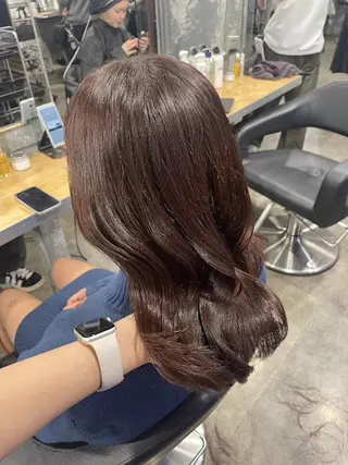 カラー 🪞official THREE 横浜🎀のヘアスタイル