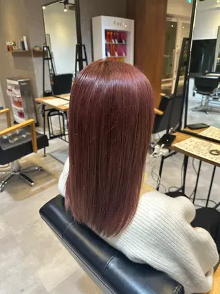 セミロング カラー elima横浜西口所属・elima てったのヘアスタイル