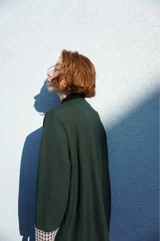 ショート カラー パーマ 似合わせ レイヤー須川のヘアスタイル