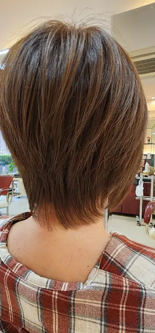 ミディアム カラー hairmake Juinのヘアスタイル