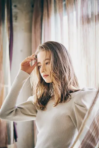 セミロング カラー ［パサつき改善］＊ 髪質改善ケアサロン＊のヘアスタイル