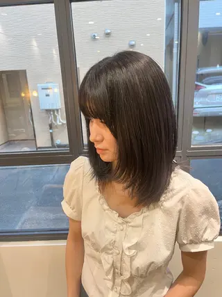 ミディアム kanako⌇パーマ モデル無料募集中🩰のヘアスタイル