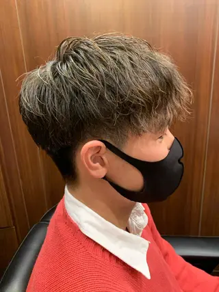 パーマ メンズ premium barber表参道所属・プレミアムバーバー 草野のヘアスタイル