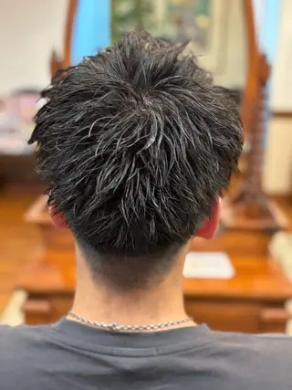 ショート パーマ メンズ おしゃれ泥棒 石原メンズ特化美容師のヘアスタイル