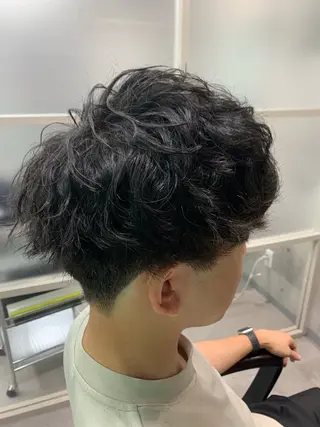 ショート パーマ メンズ La fith hair bath ラフィスヘアーバース所属・御坂 (ミサカ)のヘアスタイル