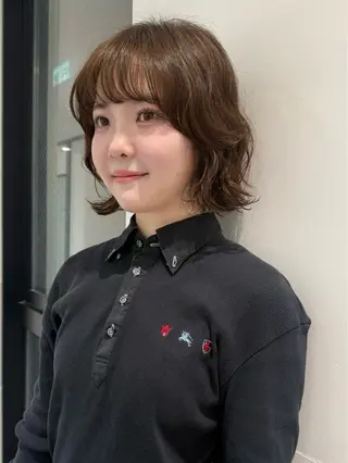 ショート パーマ hanami /名駅のヘアスタイル