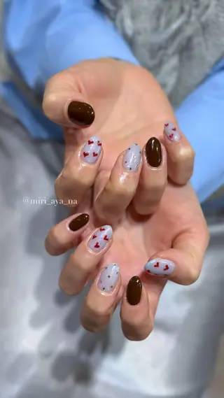 ネイル 新宿代々木/韓国系 ワンホン/aya🫧のネイルデザイン