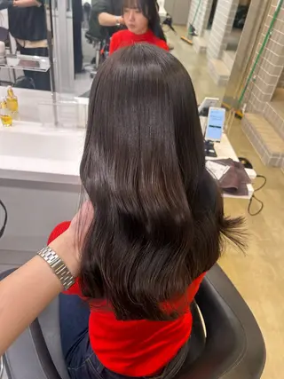 カラー 透明感ベージュ🤎 ナチュラルレイヤーのヘアスタイル