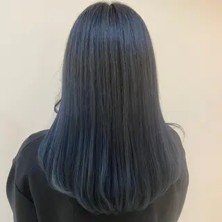 セミロング カラー 💚 nao💚のヘアスタイル