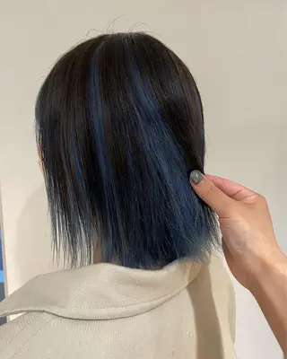 ミディアム カラー noa ☪︎のヘアスタイル