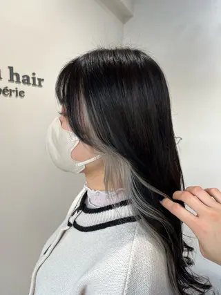 カラー bisou hair スガノ　カヤノのマツエク・マツパデザイン