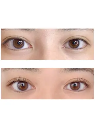 カラー ヘアアレンジ マツエク・マツパ RADnoel🌿 梅田茶屋町のマツエク・マツパデザイン