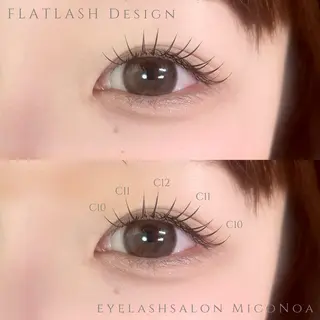 マツエク・マツパ MicoNoa所属・MicoNoa Asamiのマツエク・マツパデザイン