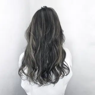 ロング カラー TATSUYA アートディレクターのヘアスタイル