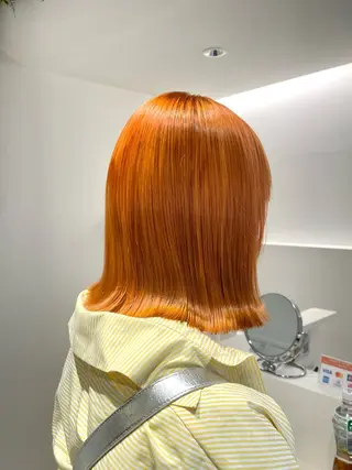 ミディアム カラー Jr.stylist 彩乃のヘアスタイル