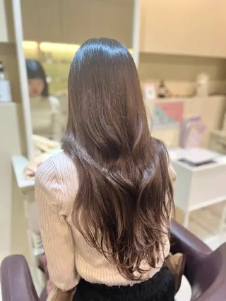 ロング カラー mulum所属・髪質改善/艶髪/韓国 ヘア[マンツーマン]のヘアスタイル