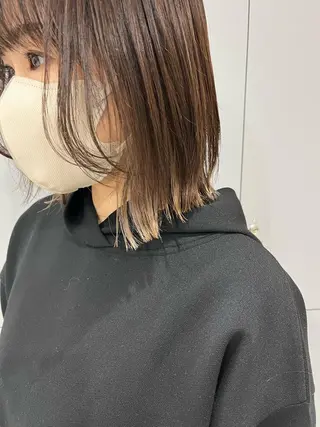 ミディアム カラー ニュアンスヘア☆樋口 希世☆のヘアスタイル