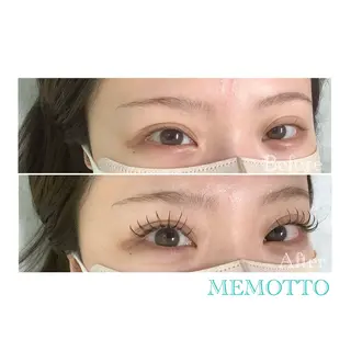 マツエク・マツパ MEMOTTO CHIHIROのマツエク・マツパデザイン