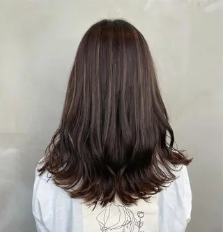 セミロング カラー HAVANA MIZUKIのヘアスタイル