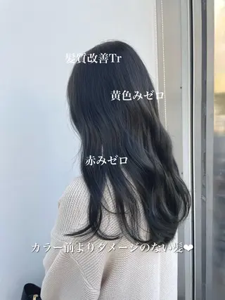 ロング カラー ナカタケ ユウのヘアスタイル