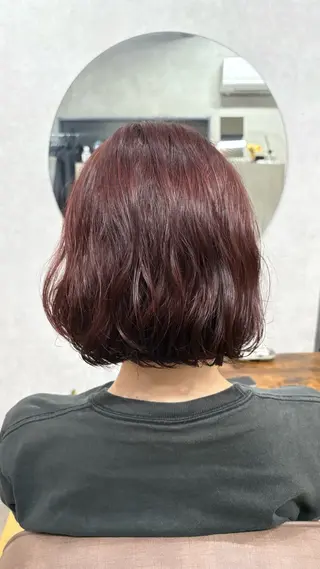 ショート カラー 天神/ハイトーン/艶 カラー/Miharuのヘアスタイル