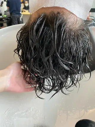 ミディアム パーマ メンズ Dxxxx III所属・女性目線の大人 メンズ*Ayakaのヘアスタイル