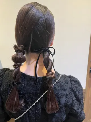 ヘアアレンジ ❁ヘアメ❁ YUMI ❁ゆみ❁横浜桜木町のヘアスタイル