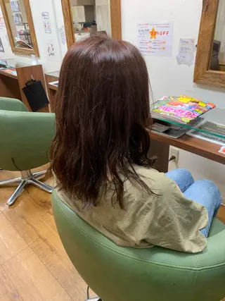ミディアム march merryのヘアスタイル