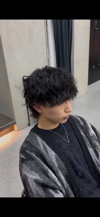 ショート パーマ メンズ DEW ITSUKIのヘアスタイル