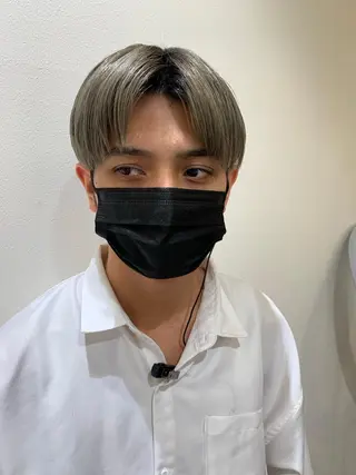 ショート カラー ヘアアレンジ メンズ 髪質改善&Spa fee南越谷2号店所属・髪質改善/南越谷/ 山岸彩夏のヘアスタイル