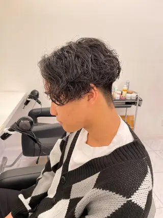 ショート カラー パーマ ヘアアレンジ メンズ 🔷横浜/メンズ TAKUMI🔷のヘアスタイル