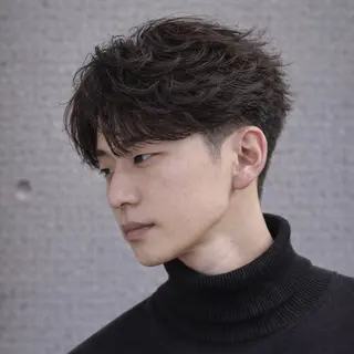 ショート カラー メンズ AMRITA所属・men'sモテ 髪🫧ｼｵﾝのヘアスタイル